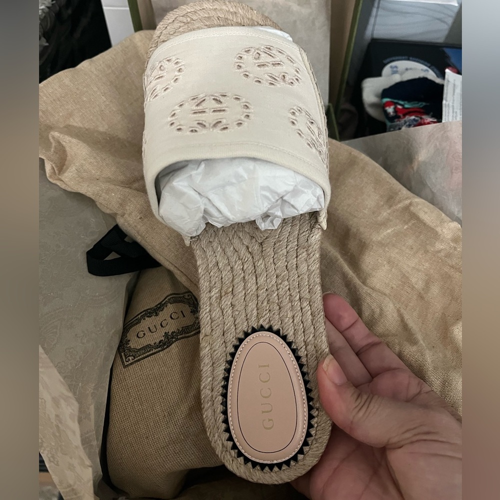 New in box gucci espadrilles